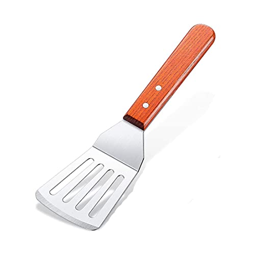 Baskety Turner Professional Grade Stainless Steel Spatula Set of 1 Perfect for Cast Iron Skillets and Flat Top Grills Turner E Big 32 cm - Image 1
