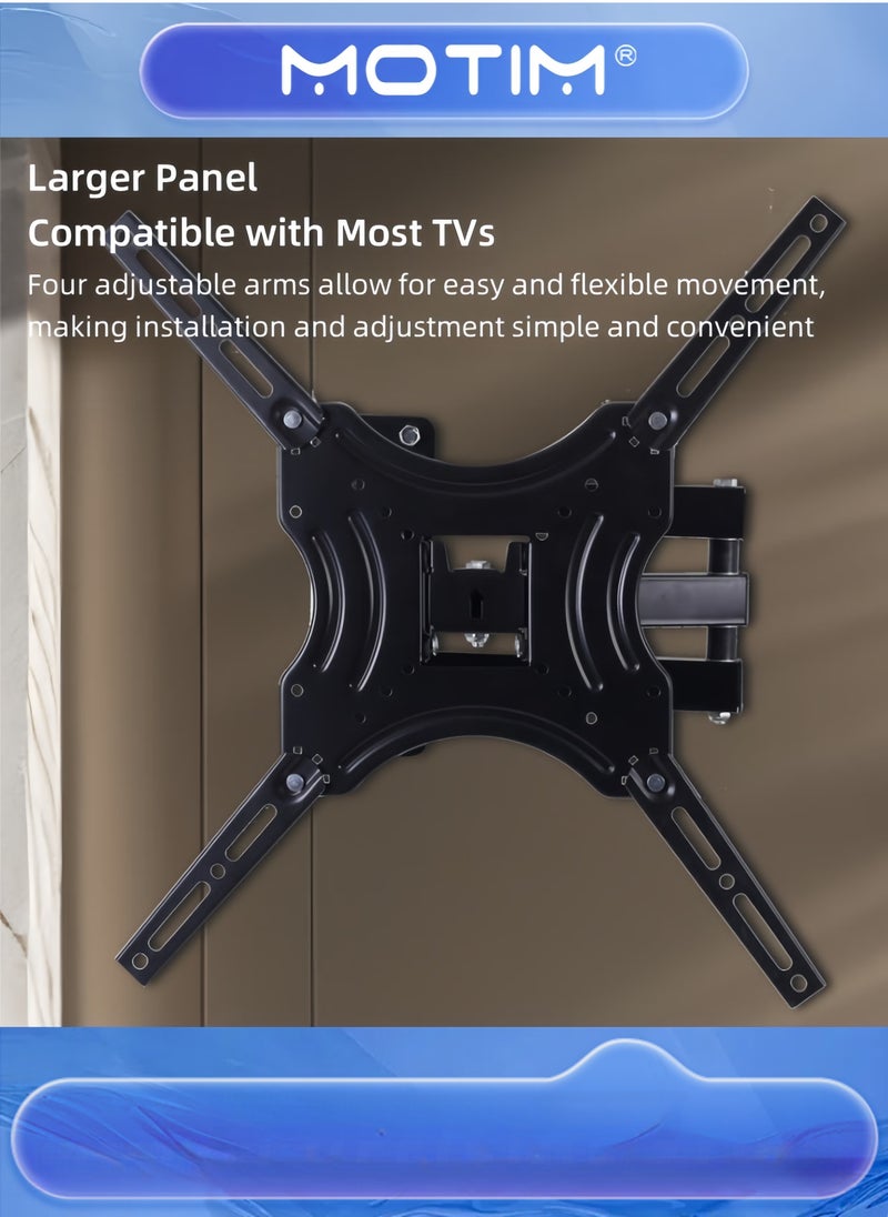 Motim Full Motion TV Wall Mount TV Bracket for Tilt Swivel Stand TV Stand Computer Monitor Mounting Bracket Swivel TV Stand  - Image 5