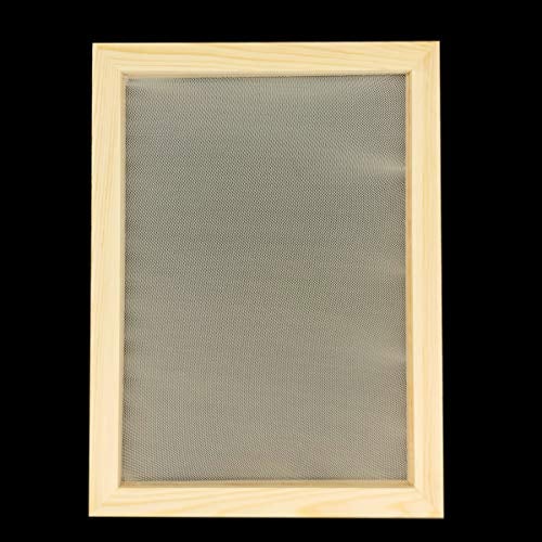 Worown A5 Paper Making Screens, Natural Wooden PaperMaking Mould & Deckle, Paper Making Frames for DIY Paper Craft and Dried Flower Handcraft (7.5 x 10 Inch) - Image 3
