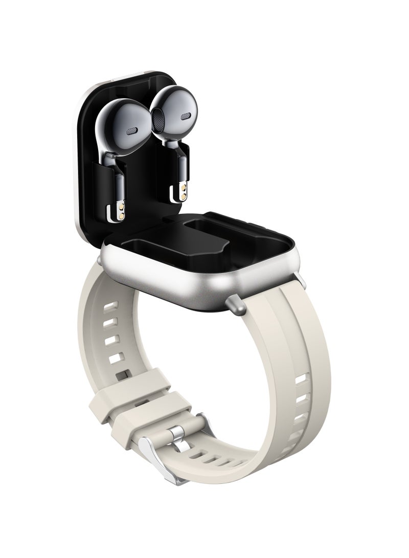 general Smartwatch with Earphones, 2.01 HD Smartwatch Health and Fitness Tracker for Men and Women, Receive Calls and Fitness Watch, Compatible with iOS and Android - Image 3