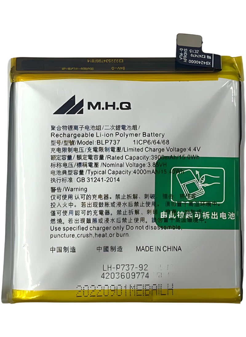 M.H.Q BLP 737 FOR OPPO Reno 2Z (CPH1951) / Reno 2F (CPH1989) Battery High Quality  - Image 1