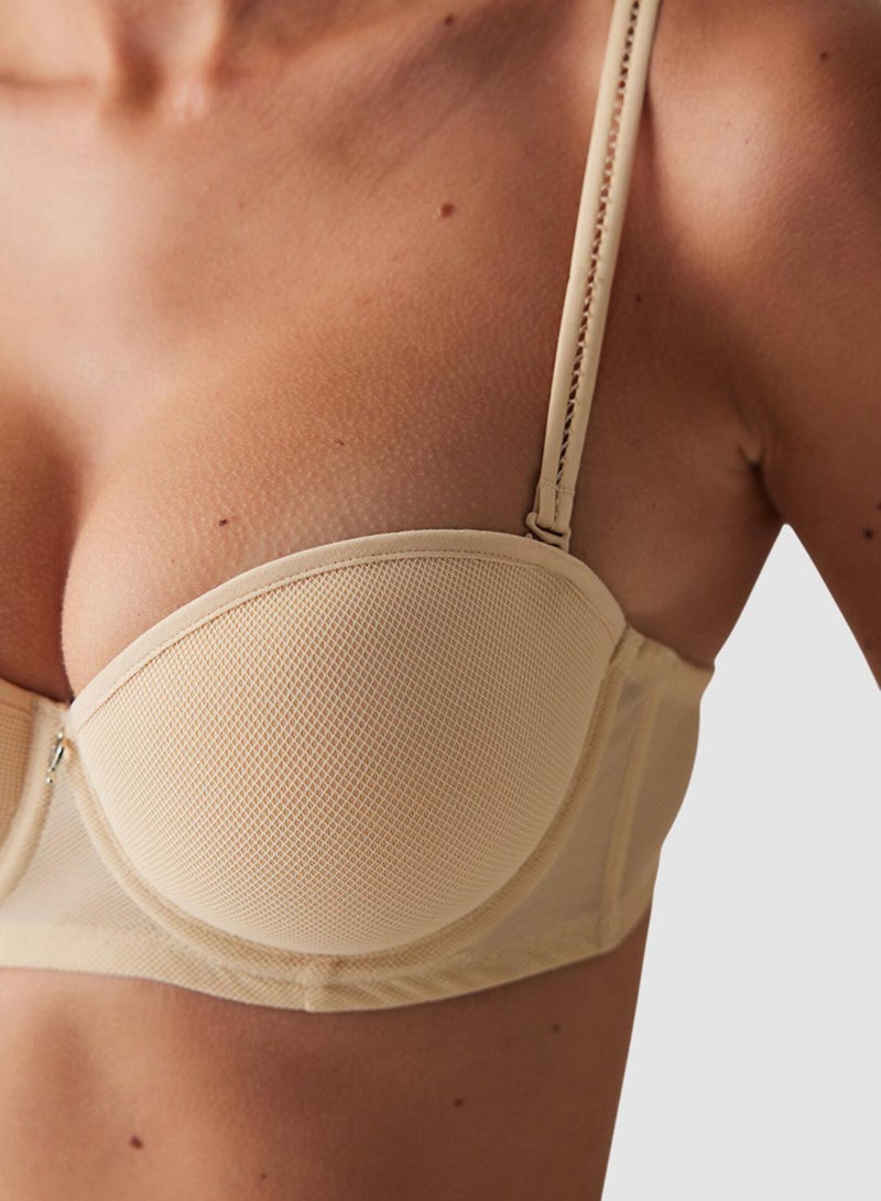 Penti Nude Padded Pop Up Sutyen Bra - Image 5