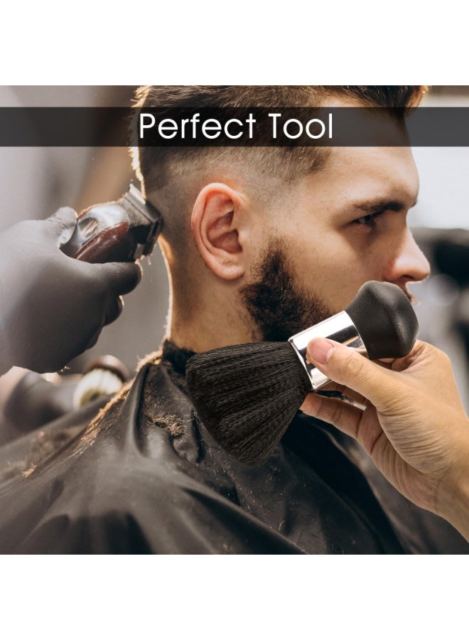 2 Piece Neck Brush Set, Hairdresser Hair Brush, Soft Barber Brush, Hairdresser Brush for Cleaning Broken Hair on the Neck - Image 5