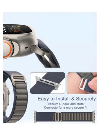 3 قطع حزام Alpine Loop مناسب لساعات Apple Watch مقاس 38 مم/40 مم/41 مم/42 مم، حزام رياضي منسوج من النايلون متوافق مع ساعات iWatch 11/10/9/8/7/6/5/4/SE/SE2/SE3 - view 5