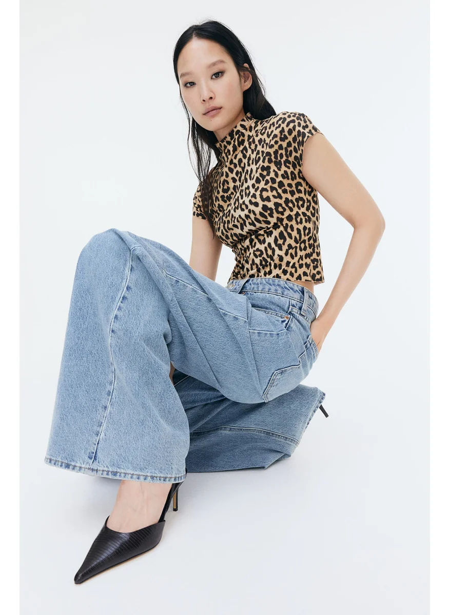 H&M Turtleneck Jersey Top