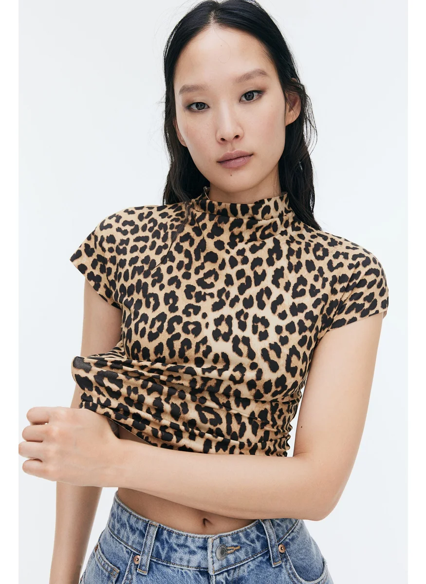 H&M Turtleneck Jersey Top