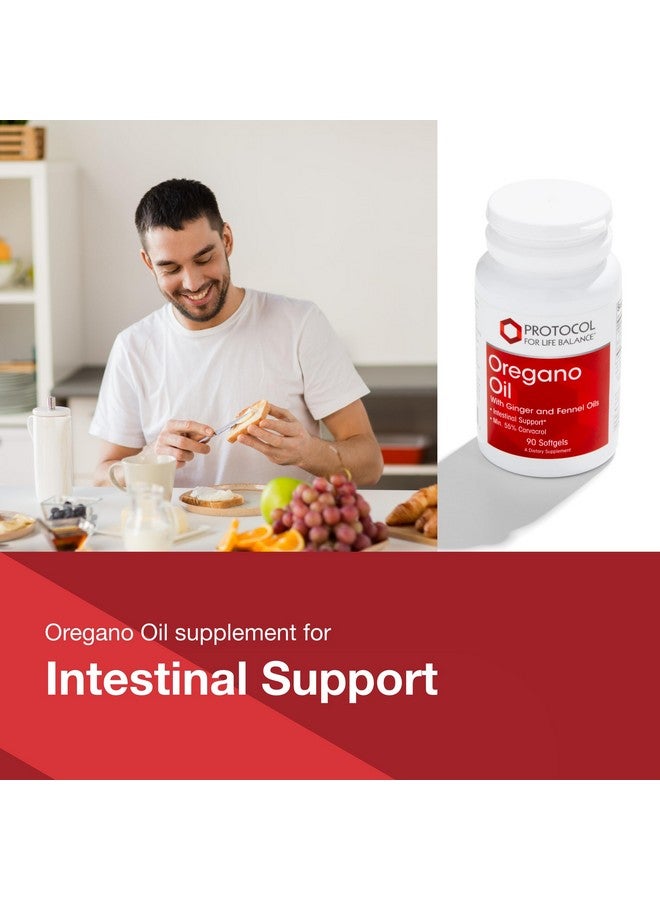 PROTOCOL FOR LIFE BALANCE Oregano Oil 0.2 mL - for Intestinal Support - Minimum 55% Carvacrol - with Ginger & Fennel Oil - Dairy Free & Egg Free - 90 Softgels - Image 3
