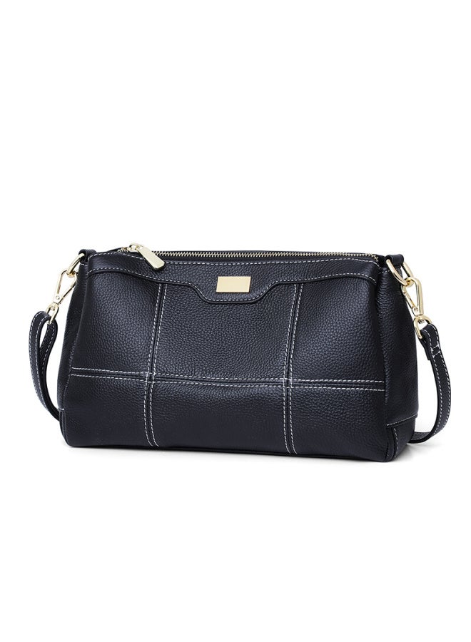 Viney Leather Handbag, Women's Crossbody Bag, Middle-aged Luxury Shoulder Bag, Practical High-end Birthday And Mother's Day Gift - Image 3