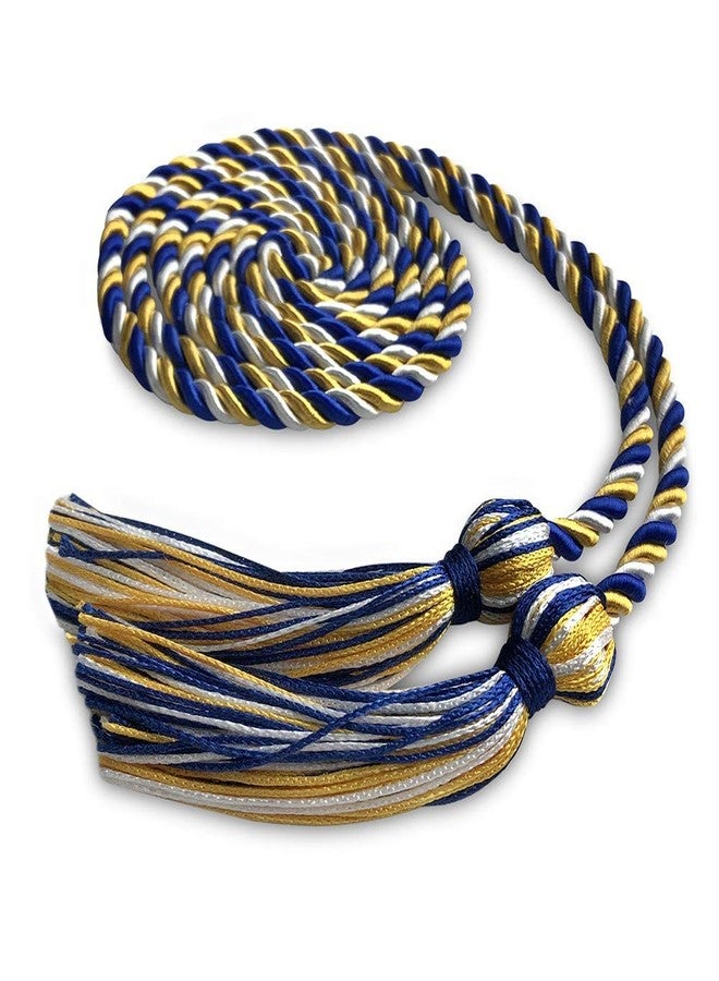 Endea Graduation Single Honor Cord Three-Color (Royal Blue/Gold/White) - Image 1