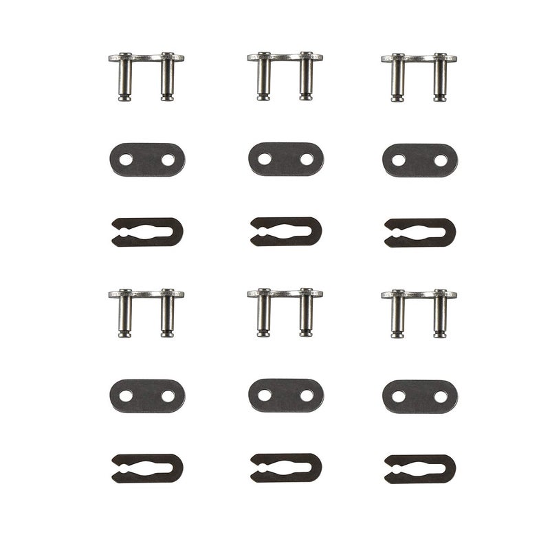 HGC 6Sets 415 Chain Master Link for 49cc 66cc 80cc 2-Cycle 2 Cycle Motorized Bicycle Bike Gas Engine Parts… - Image 1