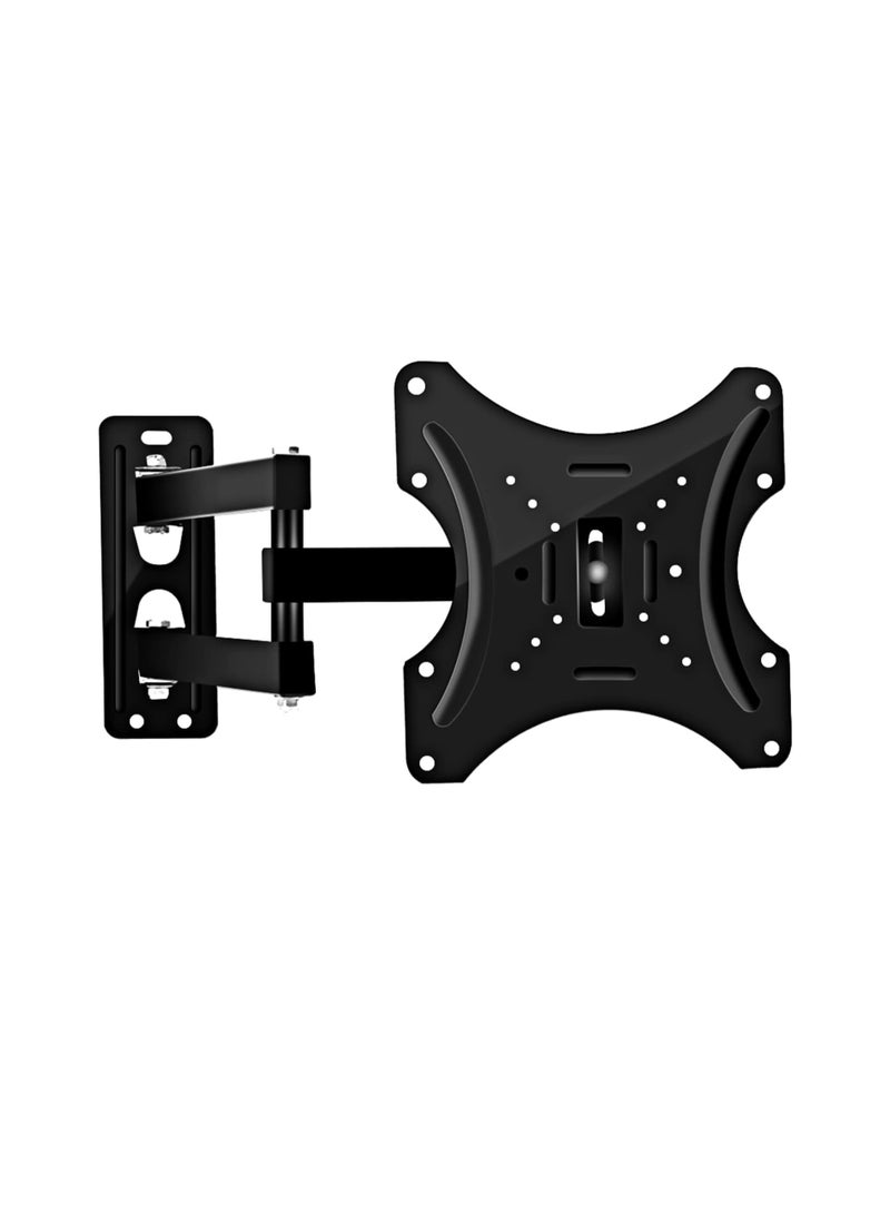 حامل تلفزيون للشاشات ذات المفاصل من 14 إلى 42 بوصة، قاعدة تلفزيون ذات 3 أذرع من الصلب المقوى بالكامل، ماكس فيسا 200 × 200 ملم، يحمل حتى 35 كجم