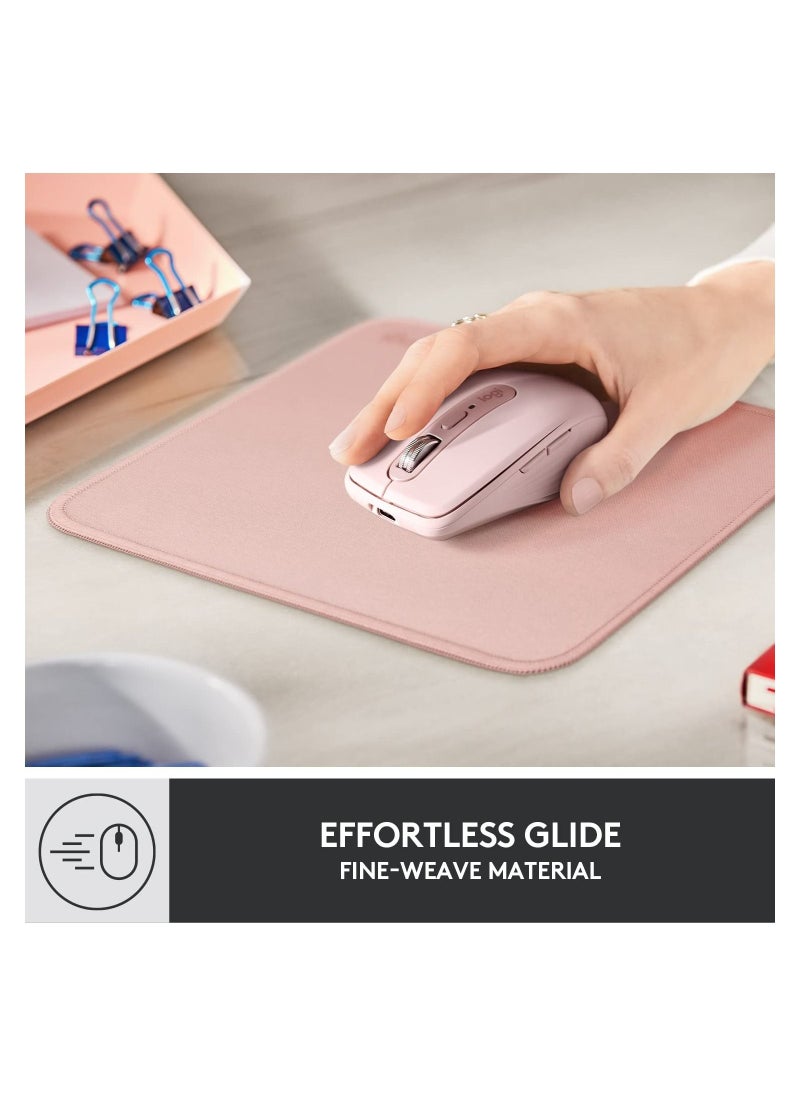 Logitech - Studio Series Computer Mouse Pad Dark Rose - Image 1