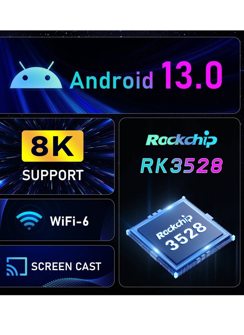 Generic - 8K Ultra HD Android 13.0 TV Box with Dual WIFI6 - Image 1