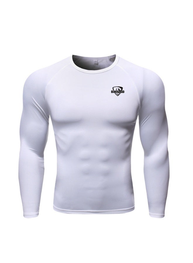 Men's  Shirts Long Sleeve Athletic Workout Gym Shirt Sports Baselayer Running Undershirts - Image 1
