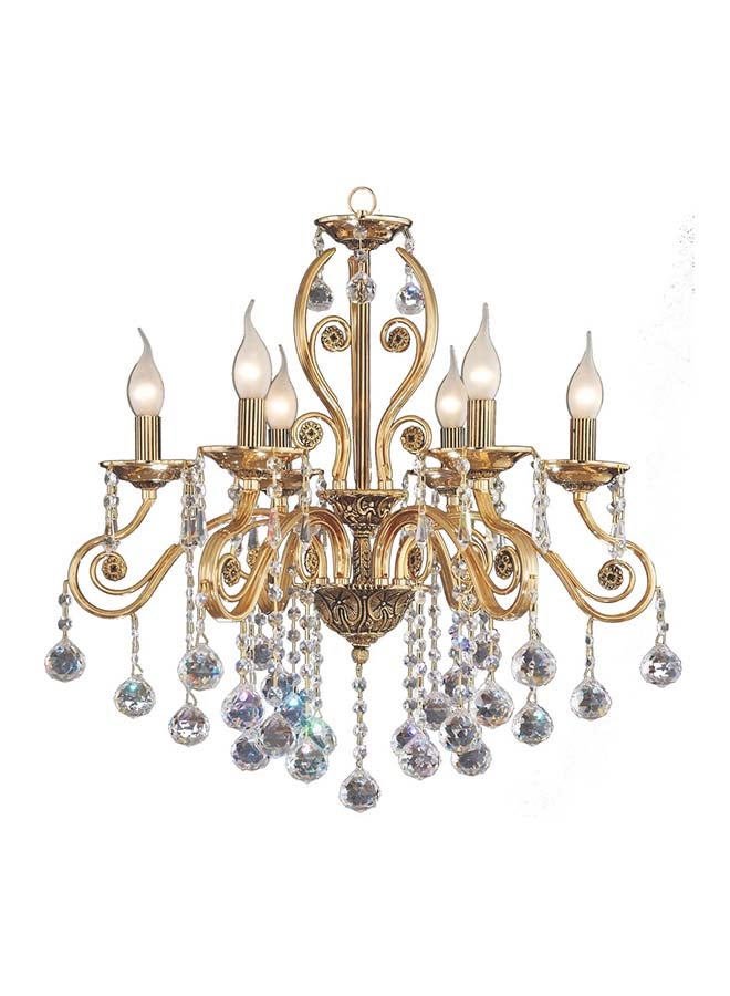 Kandil Egypt Kandil Egypt  Chandelier With 6 Arms (Saltergold X Soltergold Black) | Chandeliers 