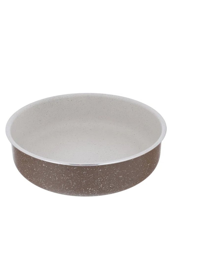 Rocky Granite Oven Tray, 24 cm, Round - Brown - Image 2