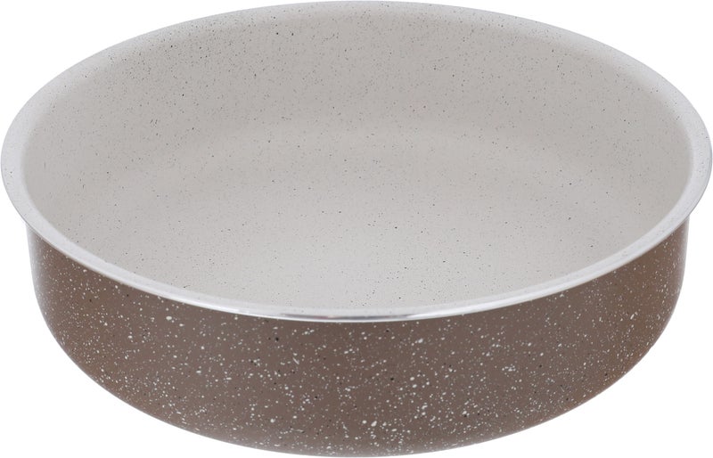 Rocky Granite Oven Tray, 24 cm, Round - Brown - Image 2