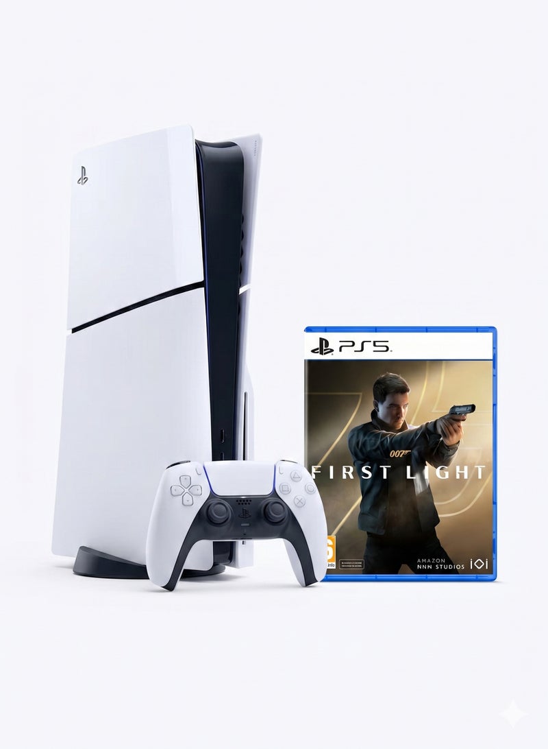 Sony PS5 Slim Disc with 007 First Light (PS5) International Version - Image 1