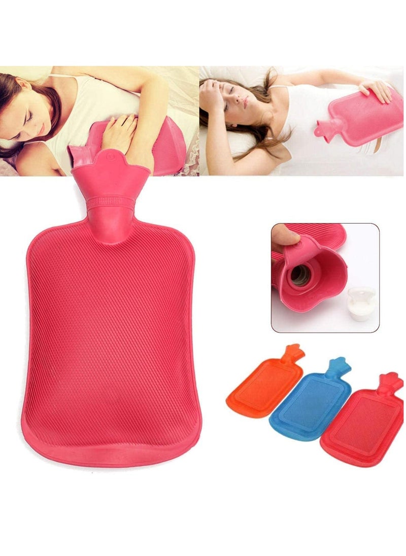 Lifenpure Hot Water Bag With 1 Pieces Cotton Cover And 1 Pieces Rubber Bag  - Image 2