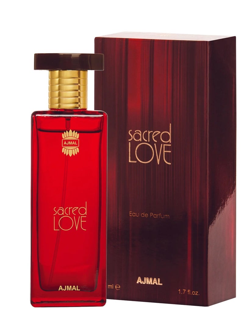 Ajmal Sacred Love Eau De Parfum For Women - 50 ML - Image 1