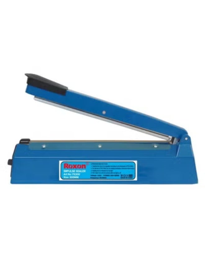 Roxon FS300 Vacuum Impulse Sealer – 300mm Heat Sealing Machine for Plastic Bags & Food Packaging | 200-600W, 220V, 50/60Hz | Durable Hot Sealer for Kitchen, Shops & Industrial Packaging - Image 2