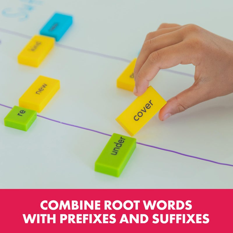 Educational Insights Word Building Dominoes - Word Building Game & Manipulative for Classroom & Home, Set of 108 double-sided, Color-Coded dominoes , Ages 6+ - Image 4