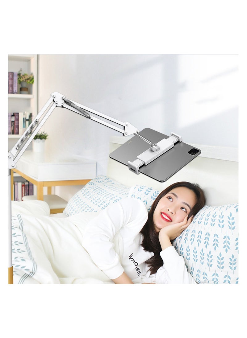 Generic Tablet Stand for Bed Tablet Holder  IPad Stand Floor Stand for 4-13 inch White  - Image 2