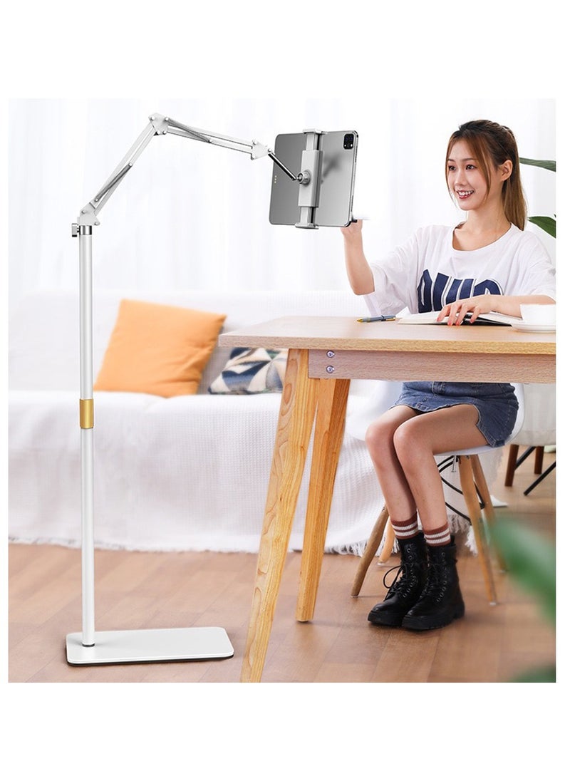 Generic Tablet Stand for Bed Tablet Holder  IPad Stand Floor Stand for 4-13 inch White  - Image 5