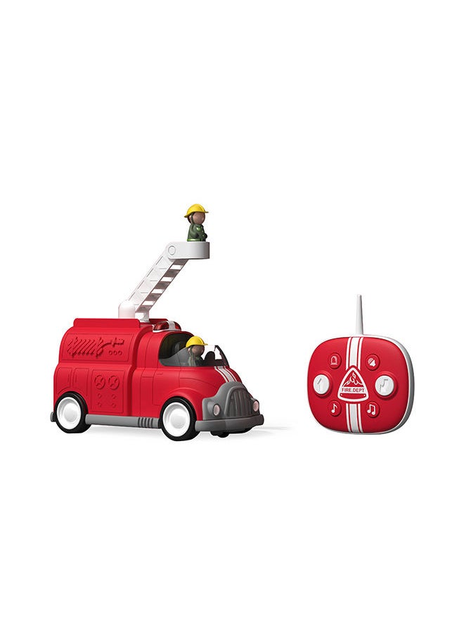 Sharper Image Remote Control Fire Engine Lights and Sounds Car Toy  - Image 1