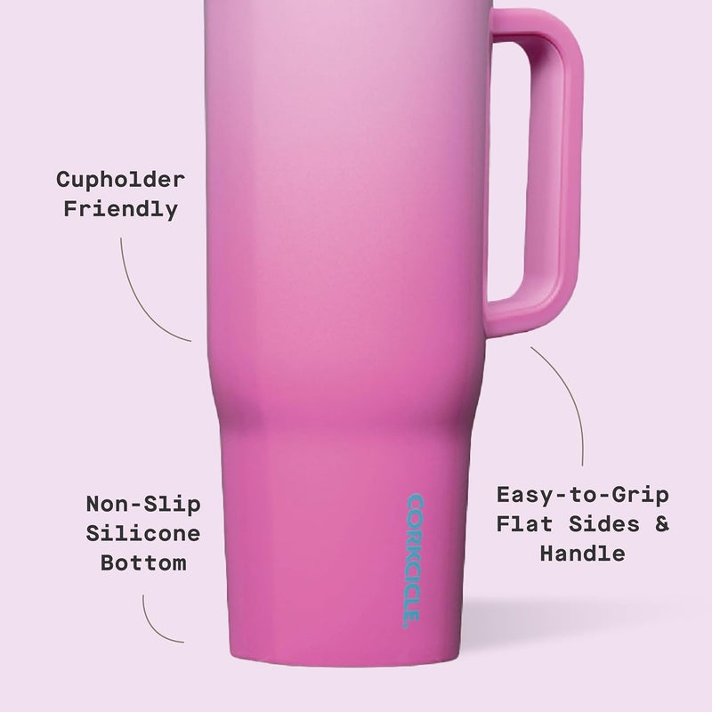CORKCICLE Cruiser Straw Cup 1.2L Pink Pop - Image 3