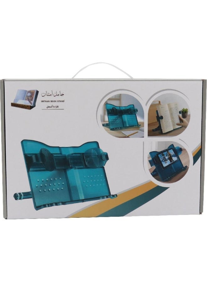 NIBEMINENT Adjustable Bookstand Blue - Image 3