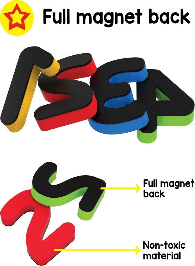 SOLO MagPlay Magnetic Alphabet Numbers 1 to 20 for Kids (Age 3+) | Non-Toxic EVA Foam Build with Strong Magnetic Back | Soft Touch Rounded Edges | Perfect for Alphabet Learning & Spelling Games - Image 3