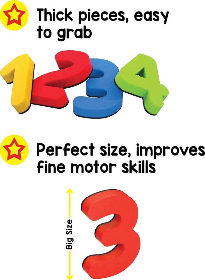 SOLO MagPlay Magnetic Alphabet Numbers 1 to 20 for Kids (Age 3+) | Non-Toxic EVA Foam Build with Strong Magnetic Back | Soft Touch Rounded Edges | Perfect for Alphabet Learning & Spelling Games - Image 4