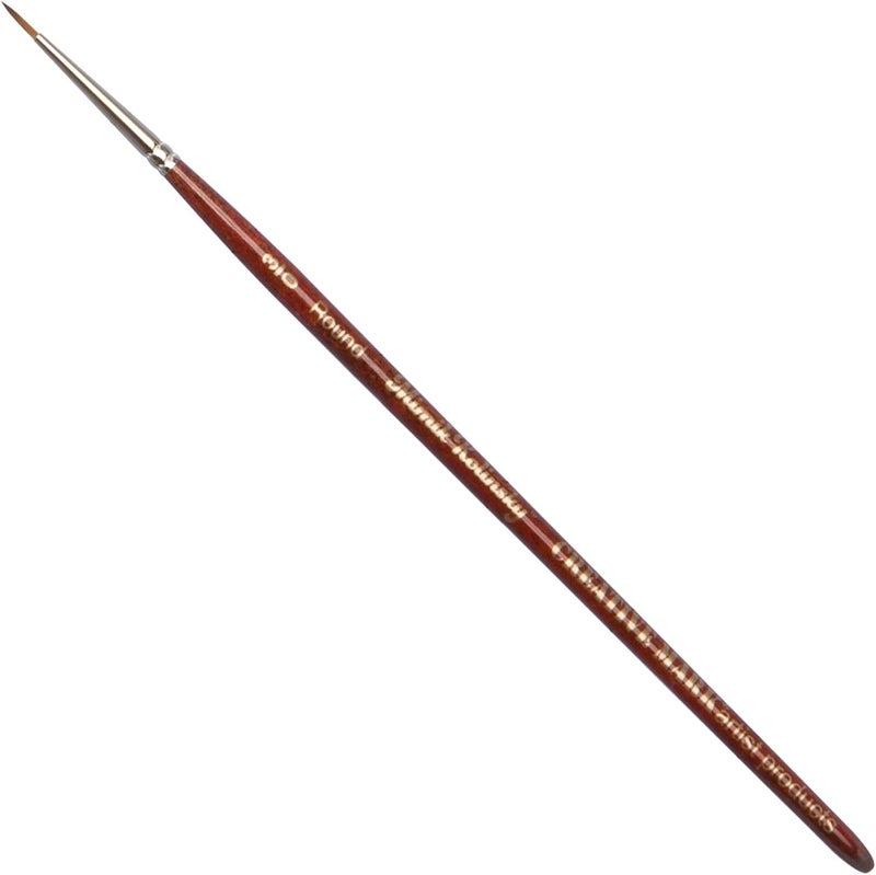 Creative Mark Mimik Kolinsky Watercolor Brush - # 3 x 0 Round - Short Handle Synthetic Paint Brush - Handmade in Germany - Synthetic Sable Paint Brushes for Professional Artists - Animal-Friendly - Image 1