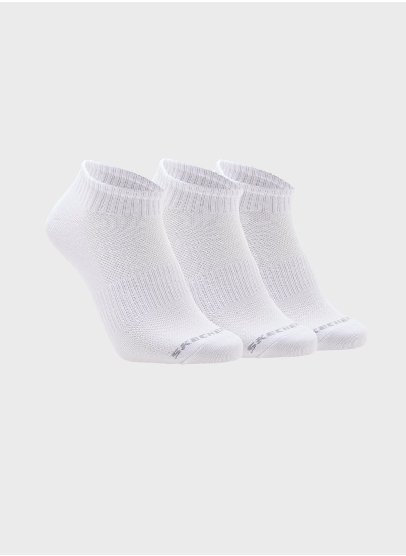SKECHERS 3 Pack Qtr Crew Socks  - Image 1