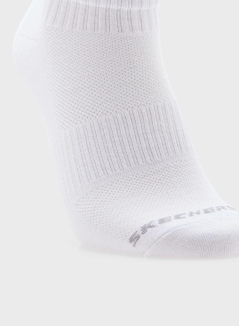 سكيتشرز 3 Pack Qtr Crew Socks