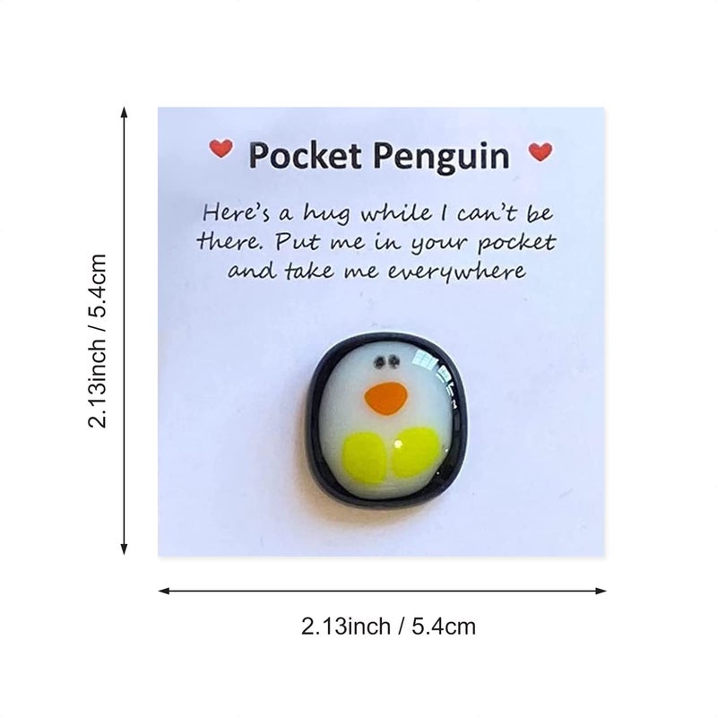 Qitiieli A Little Pocket Penguin Hug, Mini Cute Animal Decoration Pocket Hug Penguin Stress Relief Toy, Special Encourage Birthday Wedding Party Decoration, Kids Penguin Gift for Boys and Girls - Image 4