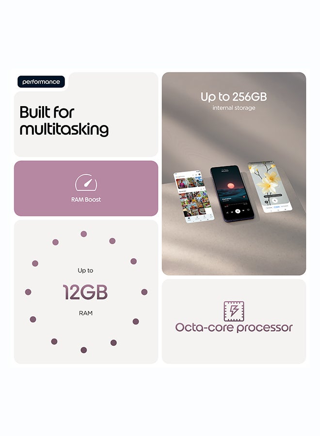 موتورولا G17 Dual SIM 4G  PANTONE Bordeaux 4GB RAM  256GB - Middle East Version - Image 3