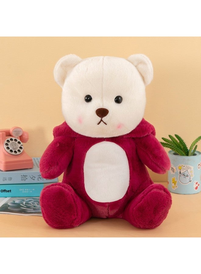Popular Cute Transformation Bear Cute Doodle Cat Stitch Doll Plush Toy Pillow Ragdoll Doll-Specifications:25cm-Color:Red Bear - Image 1