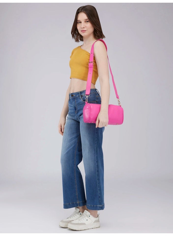 كابريس حقيبة أفا كروس بودي متوسطة فوشيا - Image 3