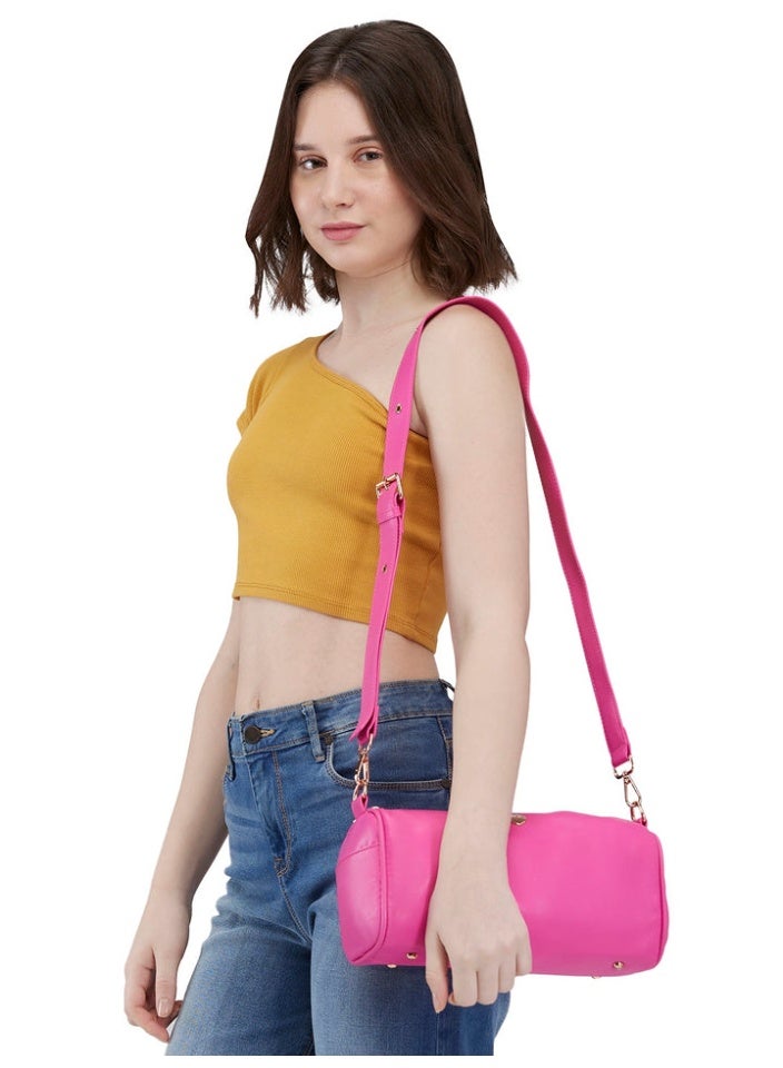 كابريس حقيبة أفا كروس بودي متوسطة فوشيا - Image 5