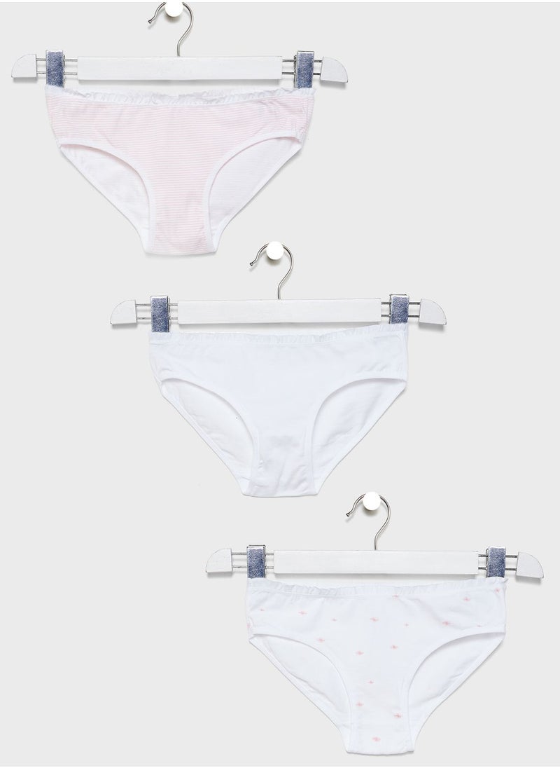 MANGO - Kids 3 Pack Briefs - Image 1