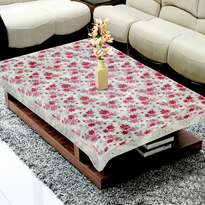 KANUSHI Industries® 100% Waterpoof & Dustproof Plastic Center Table Cover for 4 Seater(32 * 56-inch)(T-COVER-NW-NEW-22) - Image 5