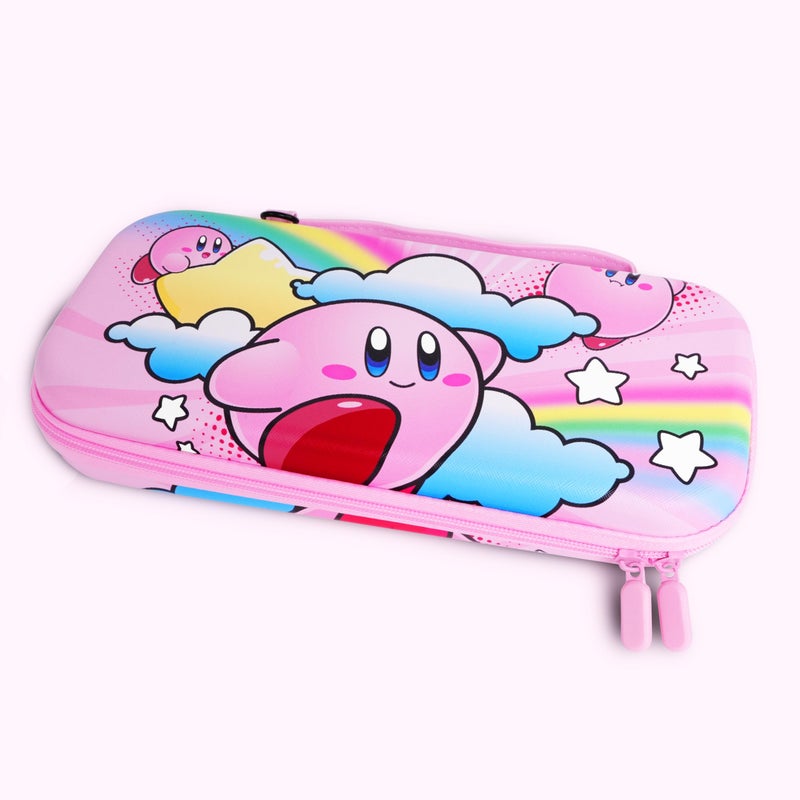 TIKOdirect Carrying Case for Switch 2(2025), Cute Portable Travel Bag in Updated Design of Pink Interior with an Adjustable Shoulder Strap, Pink - Image 2
