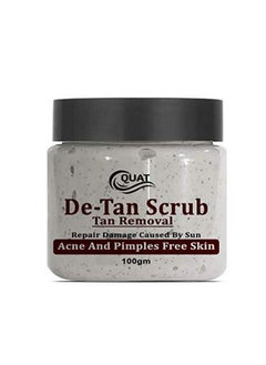 Quat Detan Face Scrubtan Removal Face Scrub For Glowing Skinoilydry Skinwomenmen (100Gm)  - Image 2