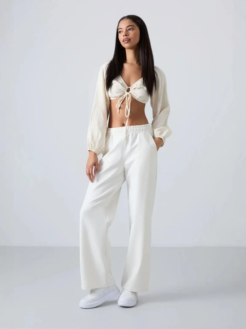 TOMMYLIFE TOMMY Wide-Leg Pull-On Sweatpants