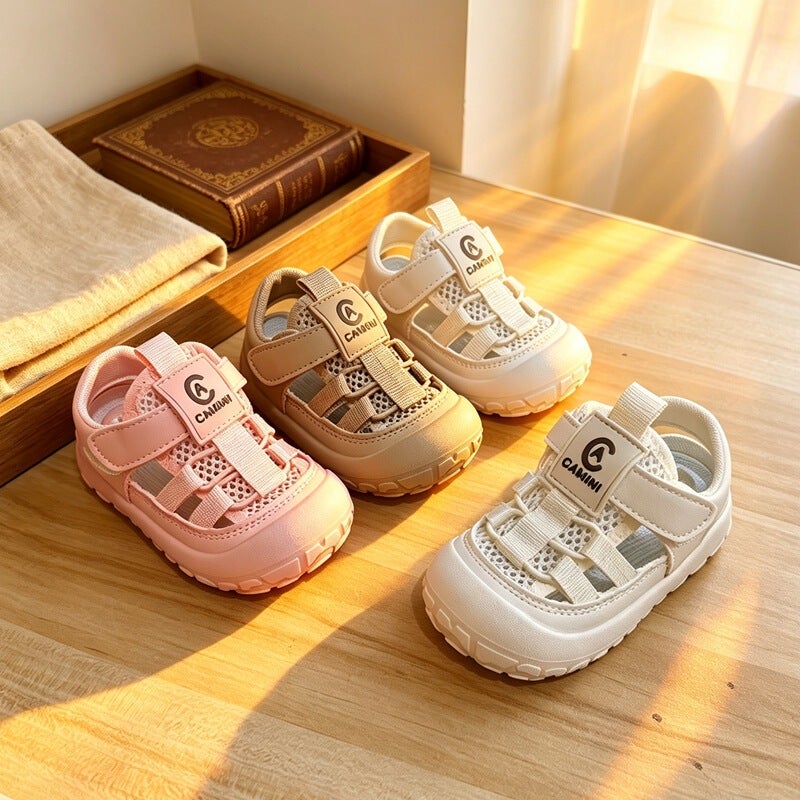 Mesh Sneakers Lightweight Flexible Sole Walking Shoes For Kids Indoor And Outdoor Activities - Image 2