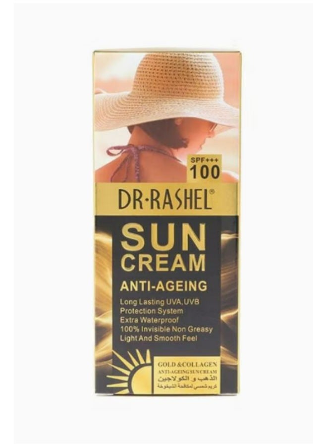 RASHELL Anti-Ageing Sun Cream SPF 100 80 g - Image 1