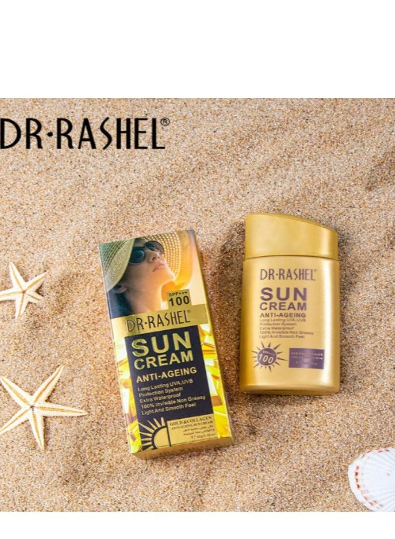 RASHELL Anti-Ageing Sun Cream SPF 100 80 g - Image 2