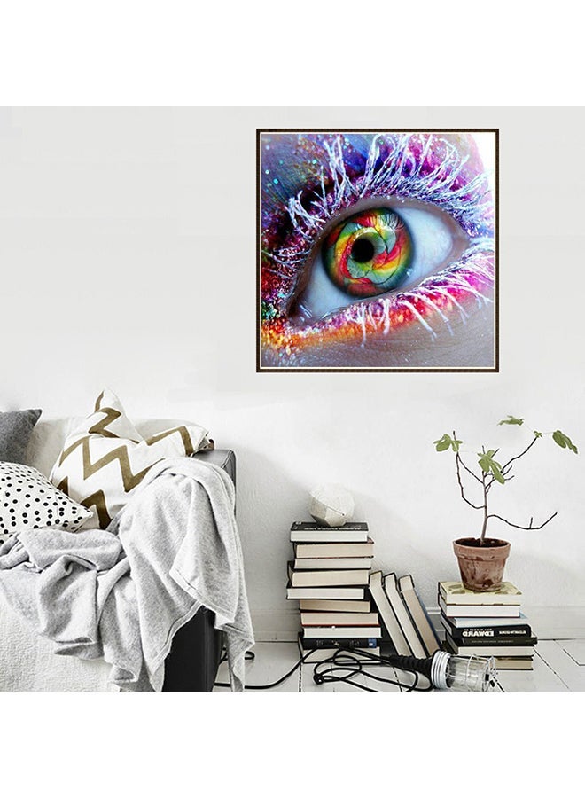 لوحة الماس الدائرية 5D DIY متعددة الألوان 25x25x27 سنتيمتر - Image 2